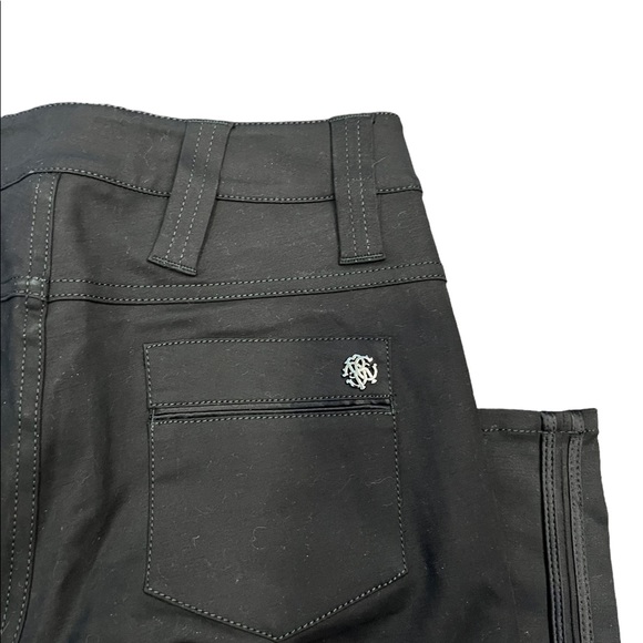 NWT Roberto Cavalli Lace Front Black Pant - Picture 6 of 7